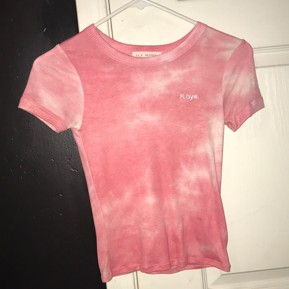 Ty-dye Tight crop t-shirt from pacsun